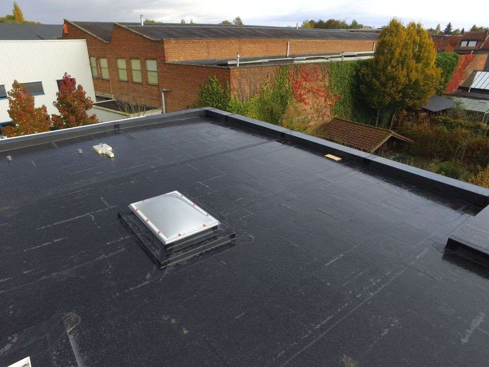 EPDM op plat dak aanbrengen in 0317
